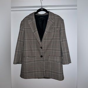 Zara plaid blazer